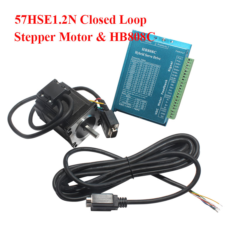 Nema 23 Closed Loop Stepper Motor Driver Kit - 1,2 Nm Nema23 Closed-Loop-Schrittmotor 57HSE1.2N &