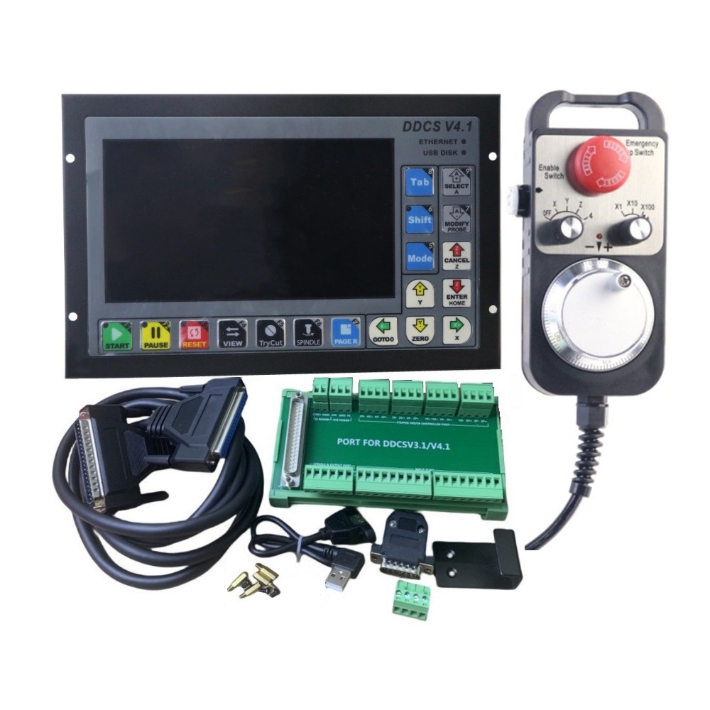 Ddcs V4.1 4 Axis Cnc Offline Controller - DDCSV4.1 CNC-Bewegungssteuerungskit 3/4 Achsen mit 1474MPG